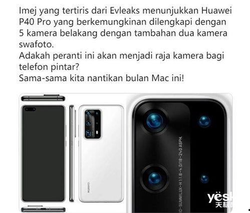 p40最新爆料,揭秘华为全新旗舰手机的神秘面纱